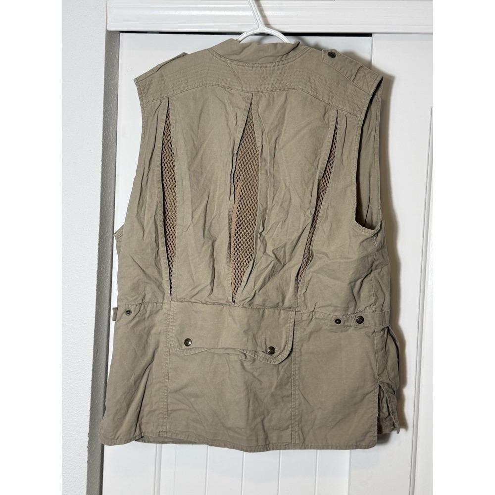 Vintage Banana Republic Men's Safari Utility Vest Multi-Pocket Tactical Outdoors - Picture 2 of 7